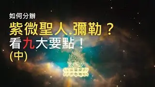 如何分辦紫微聖人-彌勒?看九大要點！(中)