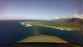 Flying Tropical Hawaii - Sea Cliffs of Molokai Cirrus Flight