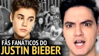 FÃS FANÁTICOS DO JUSTIN BIEBER ACAMPADOS NA FILA [+13]