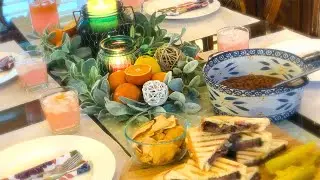 Enjoying our Family Dinner Time / Table Setting