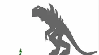 PsycoSpot Battles:Alien Hunter vs Zilla