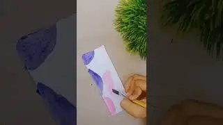 boho art #bookmark painting #easy #short #viral #shaky