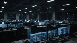 Late-Night Trading Floor | Focus Environment