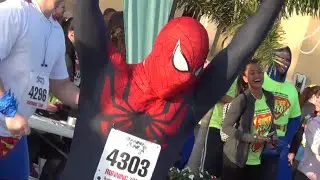 Superior Spider-Man Runs Superhero 5K! Real Life Superhero Charity