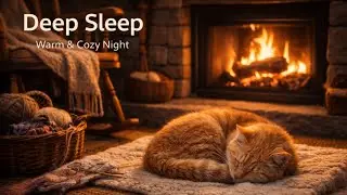 Warm & Cozy Night 🔥 Deep Sleep Music ｜不安を手放し、優しい眠りの時間へ