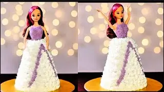 How to make Disney princess Doll cake design. Cake design. Doll cake decorating competition ideas