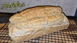Hefefreies Brot in 5 Minuten! 🍞 knusprig und lecker #183