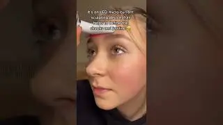 EMS LED light therapy device for clear skin face. tiktok made me buy it beauty