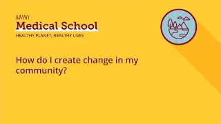 How do I Create Change in My Community?