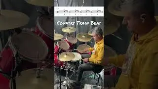 Country drum train beat #drums