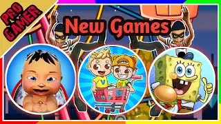 Virtual baby simulation Vs vlad and Niki supermarket Vs SpongeBob cook off | Pro Gamer