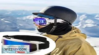Large Frame Ski Goggle with Colorful Lens Anti Collision Anti Glare Motorcycle Goggle