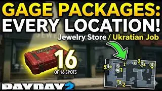 Payday 2 Jewelry Store / Ukranian Job All Package Locations