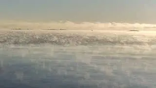 Берег Балтики в Морозный День