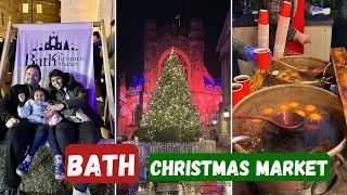 BATH Christmas Market | One of UK's Best | Market Vibe, Chalets, Food & more