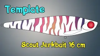 Шаблон Scout Jerkbait 16 cm