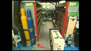 bott crash test 2009 - vario van racking and van shelving