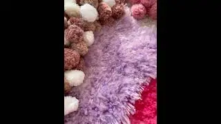 🎀DIY Latch Hook Moss Rug: 3D Cozy Fluffy!🎀 #PetOutfitProject #LatchHookRugKit #YouTubeHomeDecor