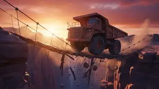 🚛💨&ldquo;Bridge of Doom &mdash; Truck Crosses the Impossible Gap&rdquo;🛻💨