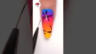 Hawaii Nails Tutorial hawaii foryou nailtutorial beauty trendy nailsart nails SpotlightAPI