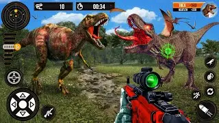 Dinosaur Hunter Dino Games &ndash; Dino Game &ndash; Android Gameplay