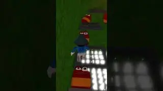 SMURF CAT ESCAPES GREEN WIZARD GNOME BARRY'S PRISON RUN! 🔵 #shorts