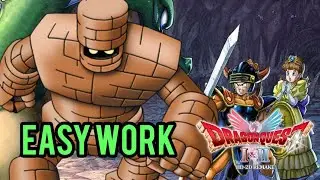the stone golem is complete easy work on dragon quest 1 hd remake.