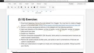 Exercise Perform Exploratory Data Analysis on Haberman dataset