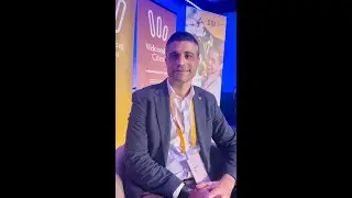 Aleem Ali, CEO, Welcoming Australia, with Nandini Sen Mehra at Welcoming Australia Symposium, 2024
