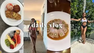 VLOG: COME TO MIAMI WITH ME | grwm, dinner at STK, come to the pool, etc. | donna love