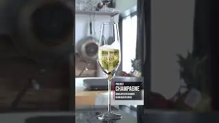 Champagne Simulation (Houdini, Maya, V-Ray)