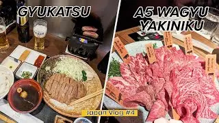 Eating Gyukatsu Motomura & A5 Wagyu Beef Yakiniku in SHIBUYA, Tokyo 🇯🇵