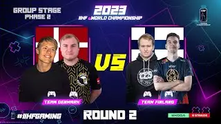 [FI] Denmark vs. Finland - Group A Round 2 -  IIHF eWorld Championship 2023