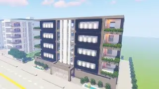 Minecraft Modern Apartment Tutorial | Minecraft Apartment #3 | MMT