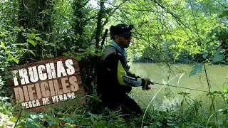 PESCA de TRUCHAS EN VERANO/ PESCA de la TRUCHA CON SEÑUELOS ARTIFICIALES/ PESCA SIN MUERTE ✔️✔️✔️