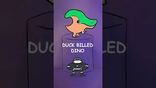 Duck Billed Dino🦆🦖 #duck #duckbill #dinosaur #dinosaurs #goober #goobers #thegobber #animated