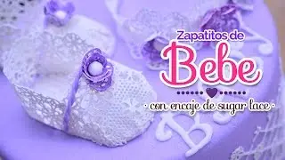 Zapatitos de Bebé con encaje de Sugar Lace
