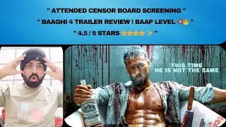 Attended Censor Board Baaghi 4 Trailer Review | Tiger Shroff vs Sanjay Dutt Action Blast 