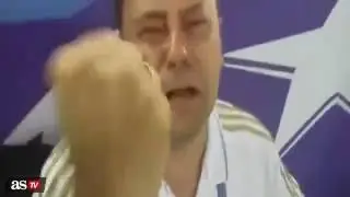 Tom&aacute;s Roncero Reaction After Cristiano winning Penalty UCL Final 2016