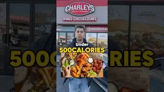 Charleys Cheesesteak LOW CALORIE, HIGH PROTEIN Meal🍽️ #shorts #diet
