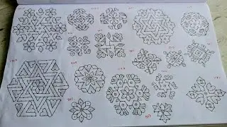 17 தை மாத கோலங்கள்|| simple dot kolam designs for beginners. Appartment kolam. rangoli @Artsofnila