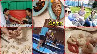 Yapışmayan super xəmir🔥&Ccedil;ay Kofe pulsuz yemekler 200rub restoran👍Həkimlər yoxladı🙏yarışda qalib🏄 fest
