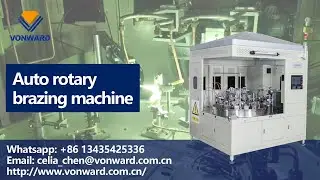 Auto rotary brazing machine