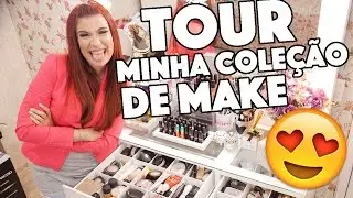 Tour pela minha coleção de maquiagem