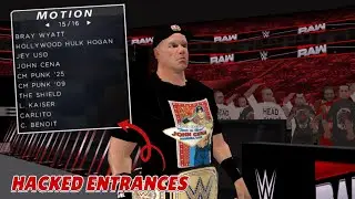 Hacked Entrances Preview - WWE 2K25 v1.4 PSP By HADY Modder