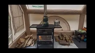 AİLECE KIŞ AYINDA SICAK SOBALI ÇADIRIMIZDA KAMP