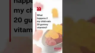 What happens if my child eats 20 gummy vitamins? #Vitamins #GummyVitamins #MultiVitamins #PoisonHelp