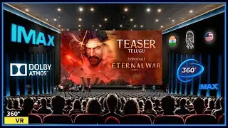 Baahubali - The Eternal War Part 1 Teaser  ||Theatre Experience  Dolby  Surround  sound | Prabhas
