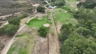 Sewer line replacement impacts Tecolote Canyon golf course