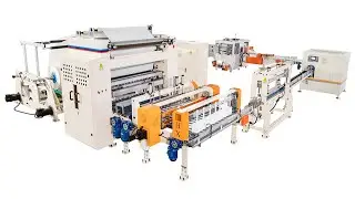 7 lines automatic transferring facial tissue making machine production line